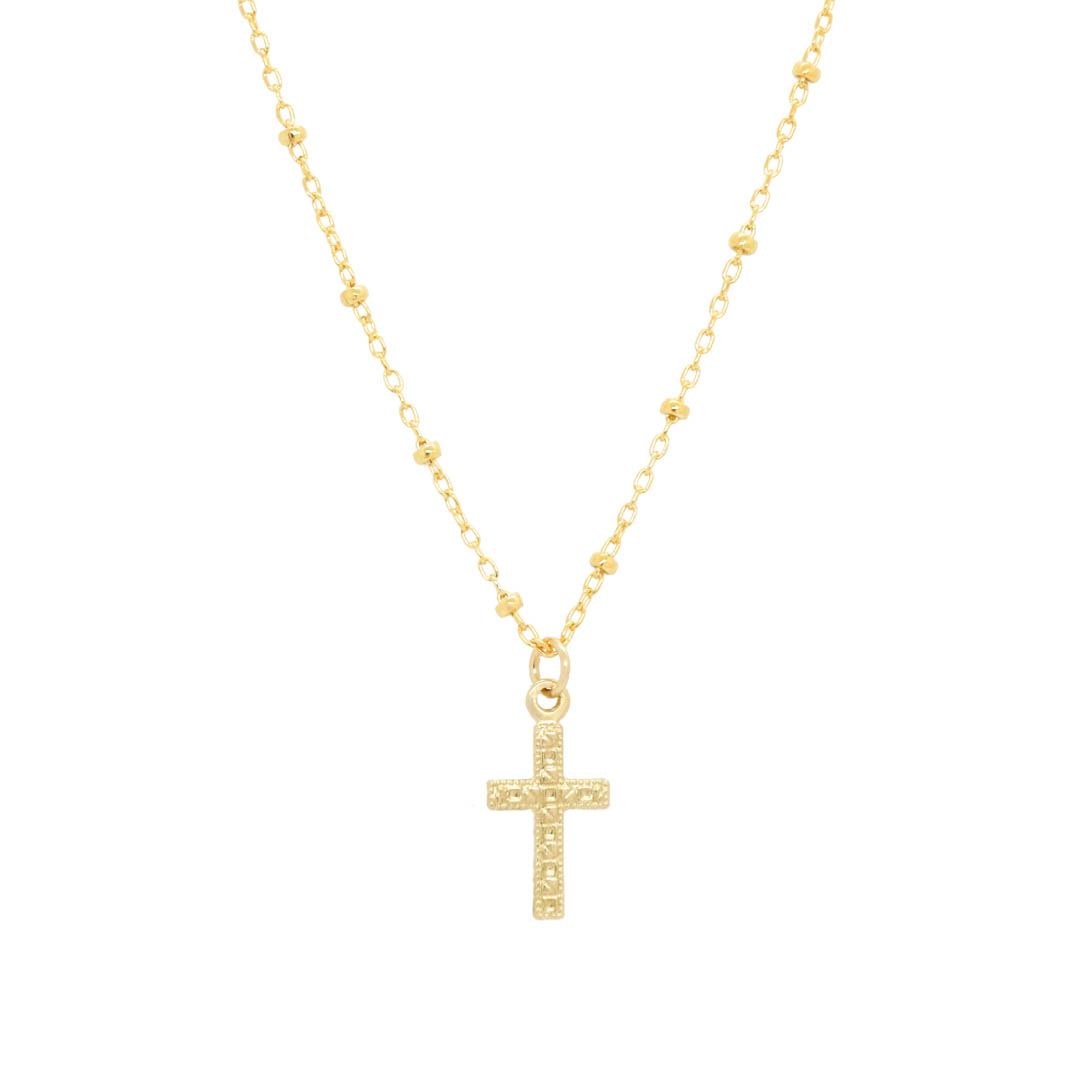 Cross Necklace - Gold pendant necklace – Ayou Jewelry