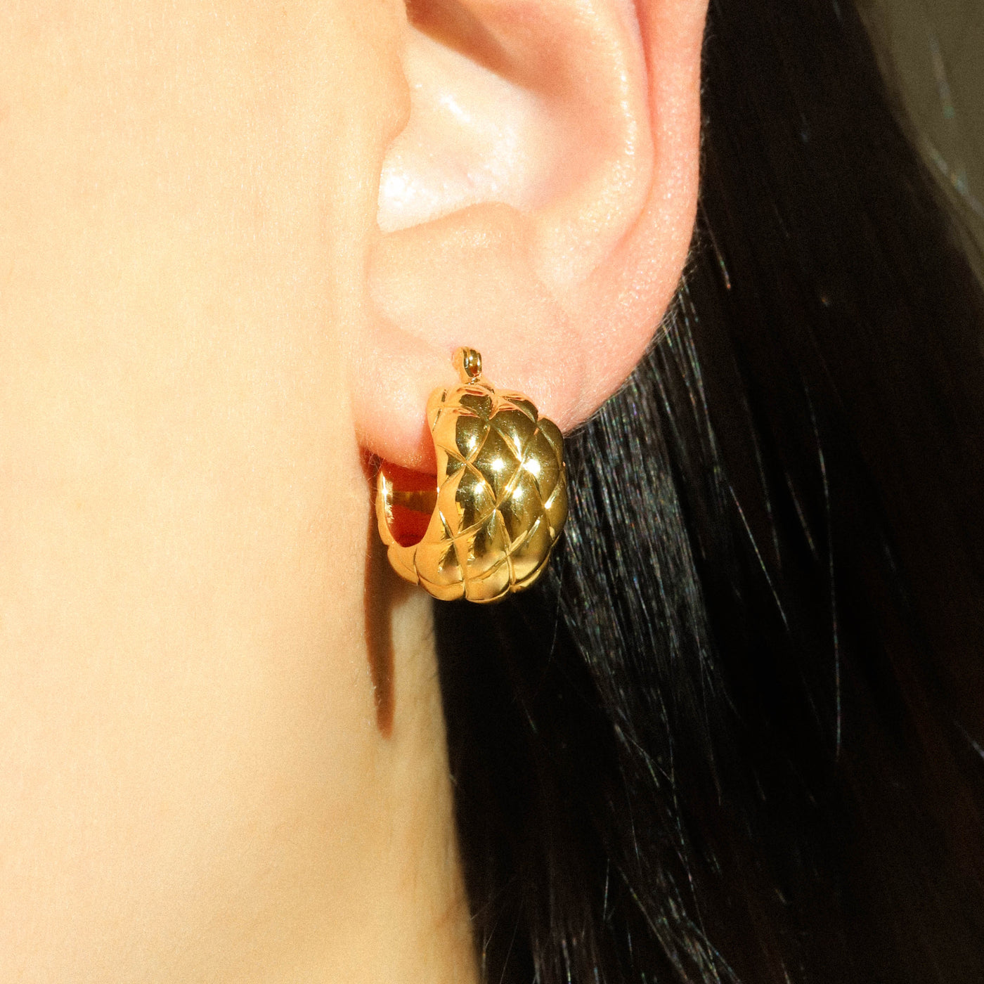 solid gold earrings