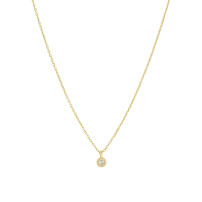 Diamond Necklace - 14K Gold
