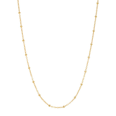 14K gold filled satellite chain necklace