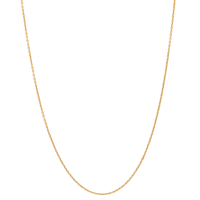 14K gold filled dainty cable chain necklace