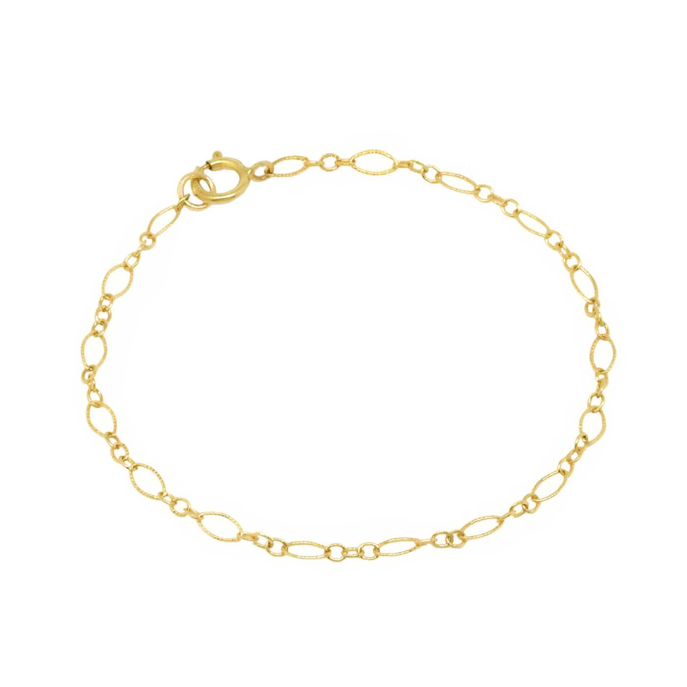 14K gold filled chain bracelet