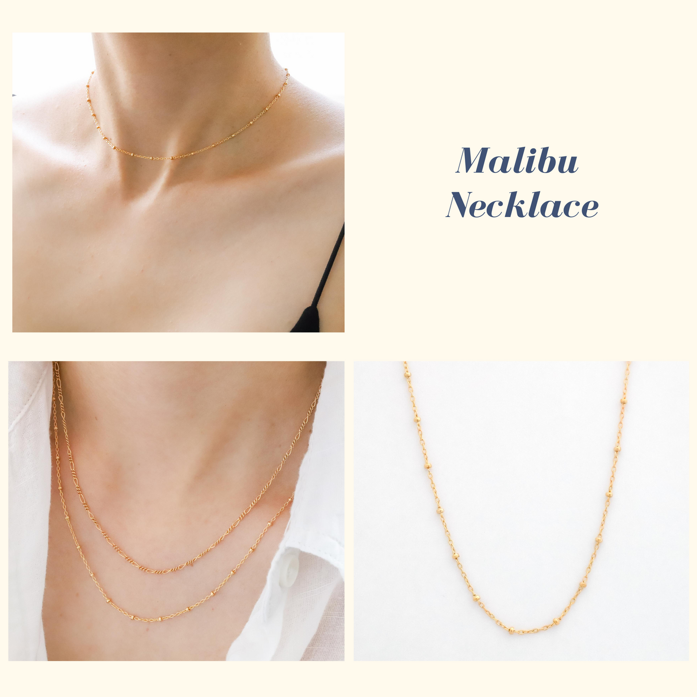 Layering Set (Malibu Necklace + Naples Necklace)