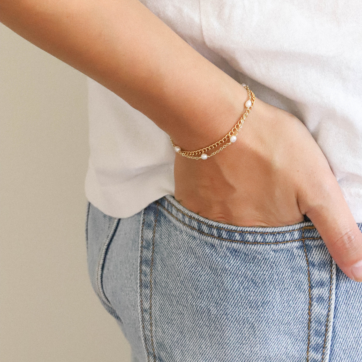 Gold-layered-bracelets